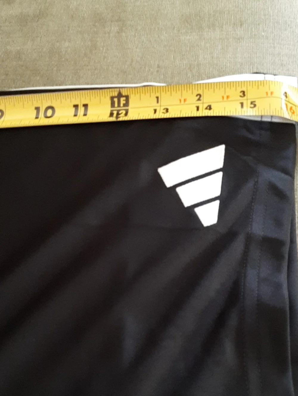 adidas NWT Black Shorts with White Accents